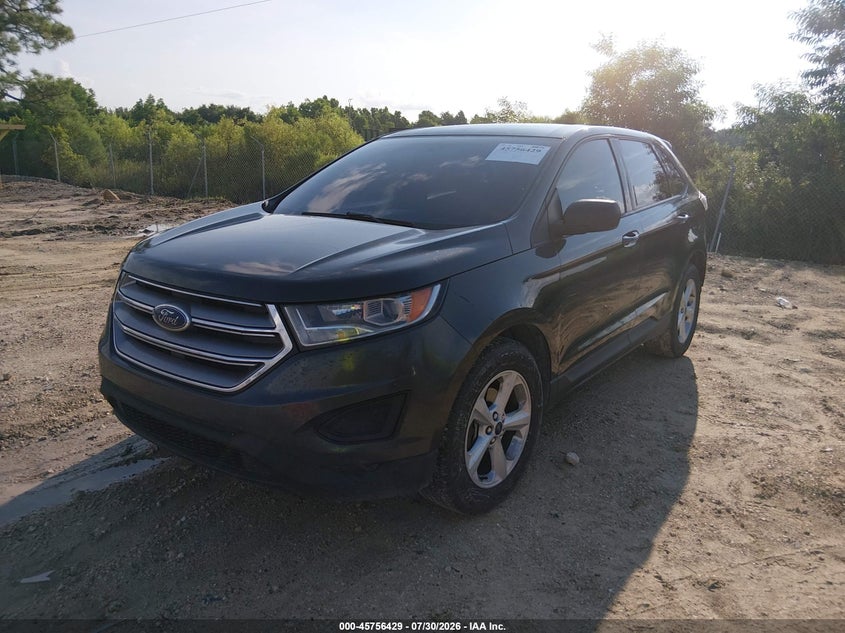 Vin: 2fmtk3g89fbb98990, lot: 46255151, ford edge se 20152