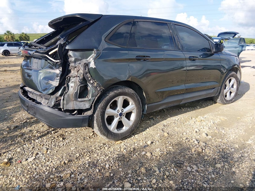Vin: 2fmtk3g89fbb98990, lot: 46255151, ford edge se 20154