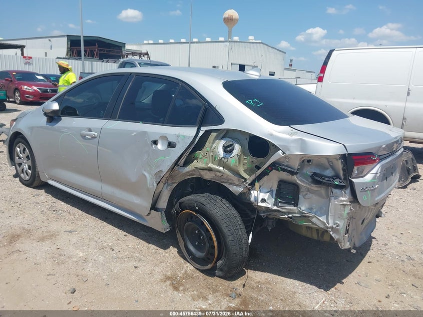 Vin: 5yfeprae0lp109858, lot: 46255163, toyota corolla le 20203