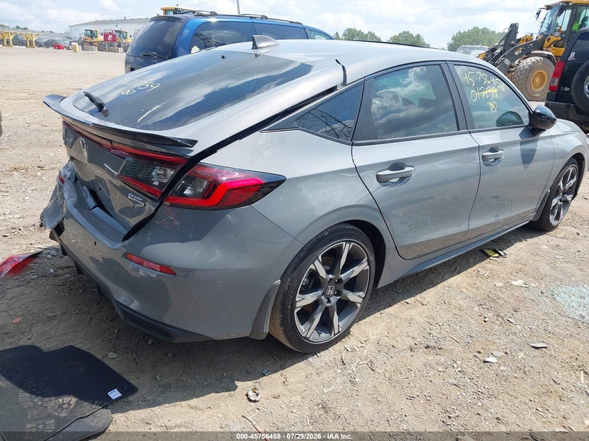 Vin: 19xfl4h97se017139, lot: 46255180, honda civic hybrid sport touring 20254