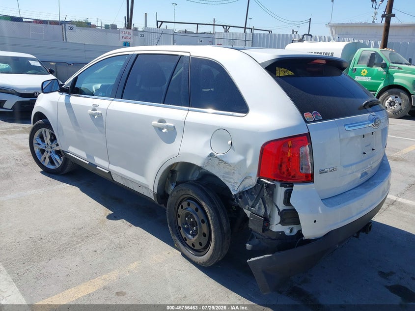 Vin: 2fmdk3kc1dbc62176, lot: 46255185, ford edge limited 20133