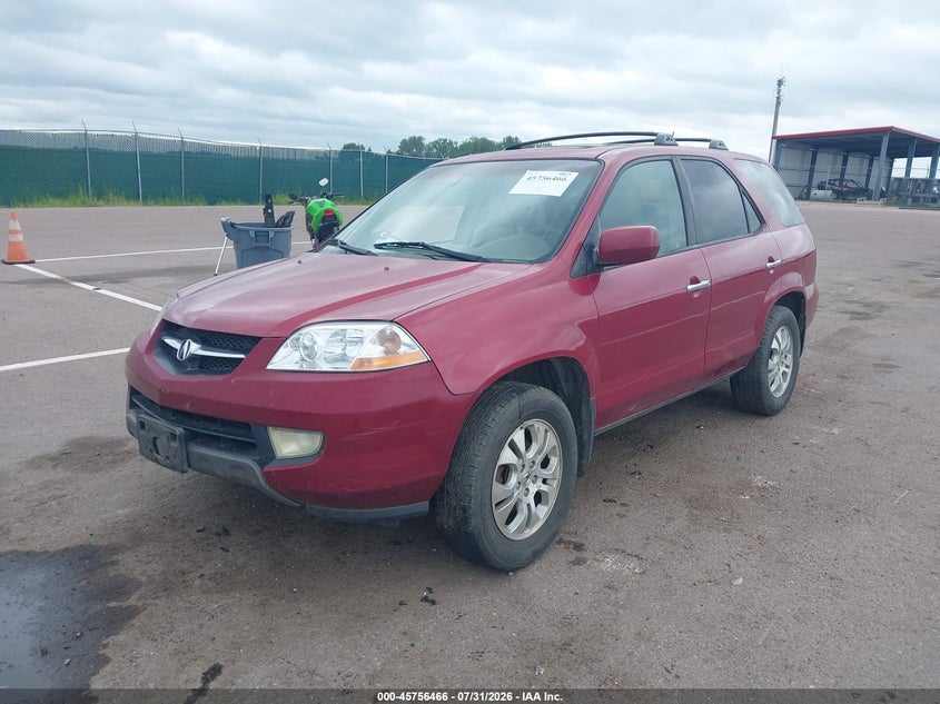 2003 Acura MDX, Right Side, IAAI, VIN 2HNYD18653H555624 — photo 2