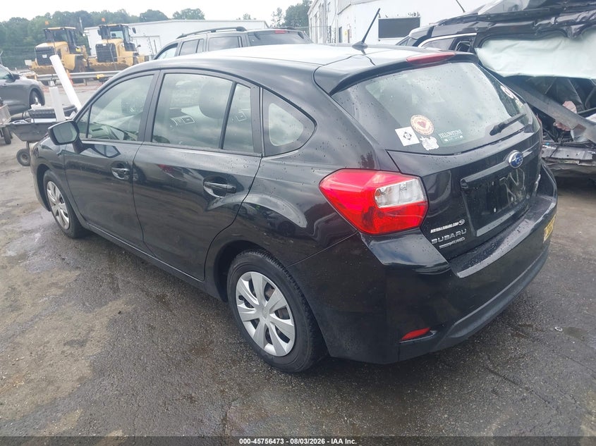 Vin: jf1gpaa60fg278048, lot: 46255195, subaru impreza 2.0i 20153