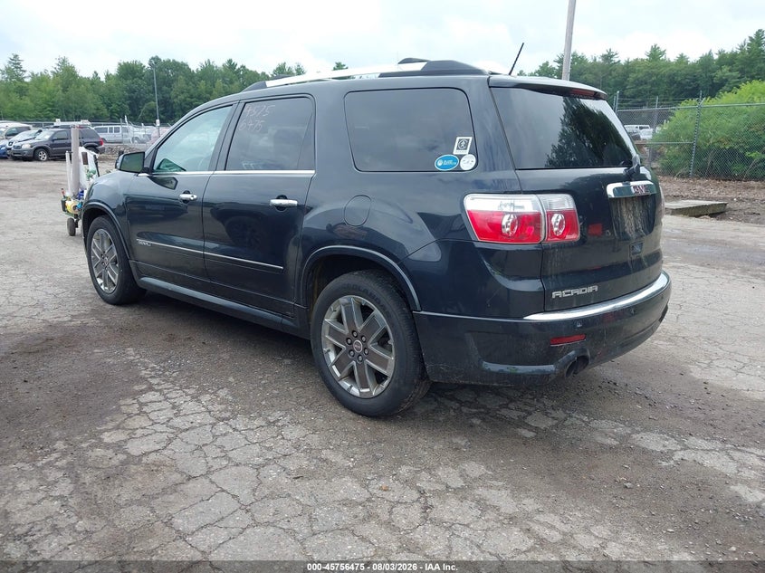 Vin: 1gkkvted4cj295291, lot: 46255197, gmc acadia denali 20123