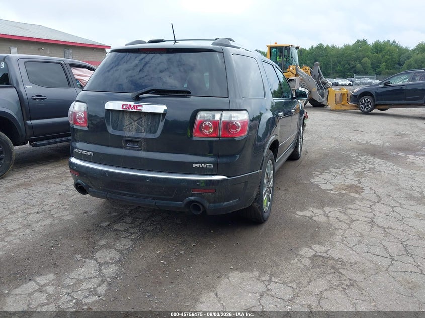 Vin: 1gkkvted4cj295291, lot: 46255197, gmc acadia denali 20124