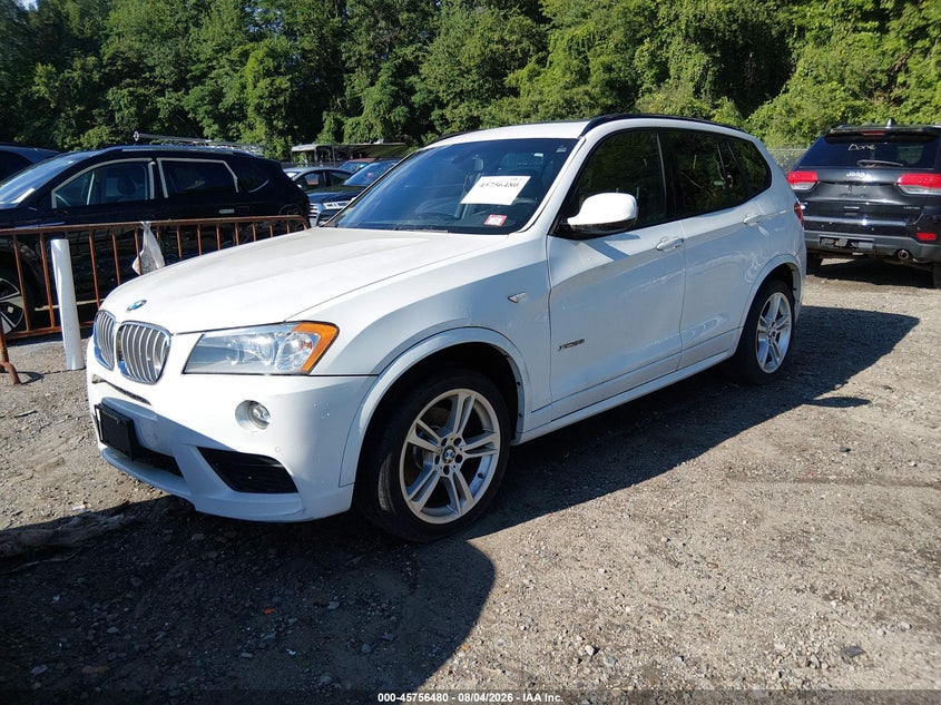 Vin: 5uxwx7c57dl978715, lot: 46255202, bmw x3 xdrive35i 20132