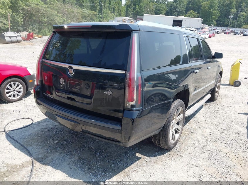 Vin: 1gys4hkj9fr181065, lot: 46255210, cadillac escalade esv luxury 20154
