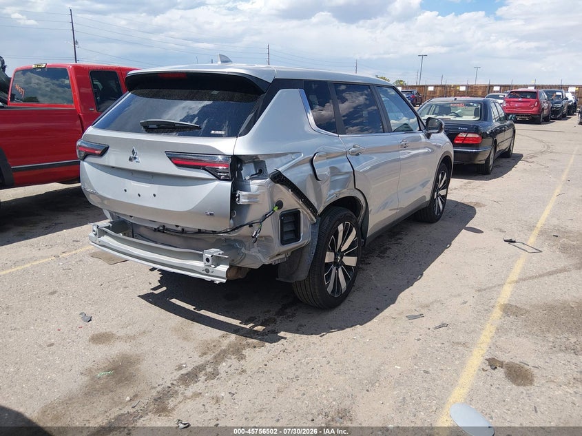 Vin: ja4j4va87sz058383, lot: 46255224, mitsubishi outlander se 2.5 s-awc/trail edition s-awc 20254