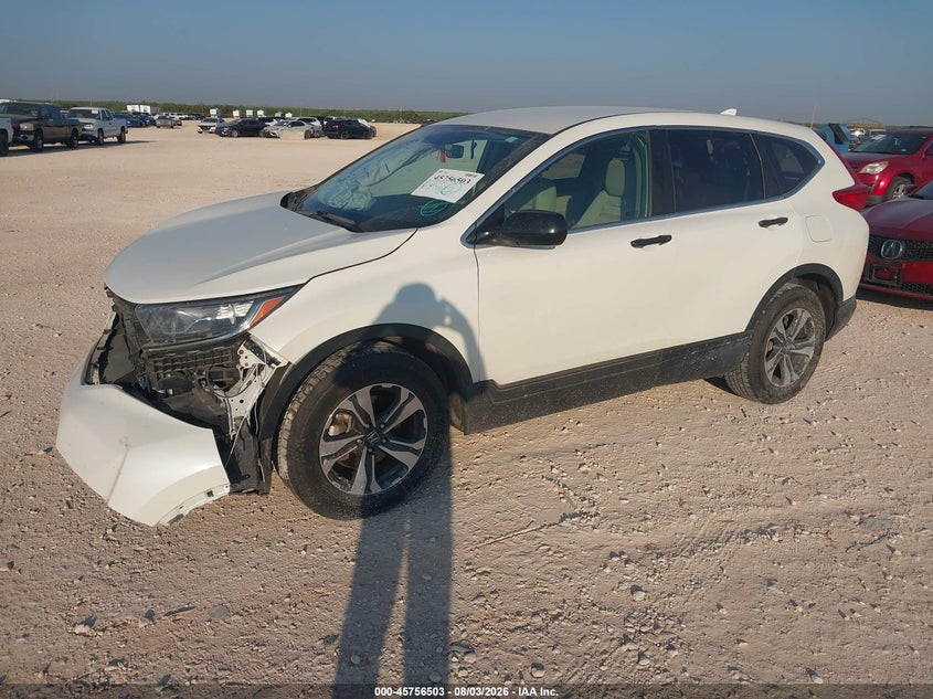 2018 Honda Cr-V Lx, Front End, IAAI, VIN 2HKRW6H30JH205362 — photo 2