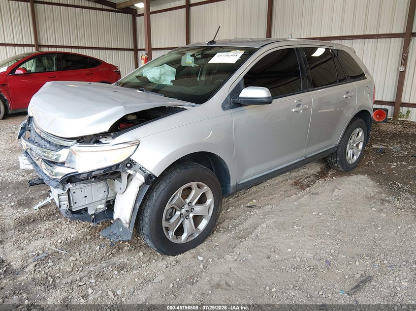 Vin: 2fmdk4jc3dbc60632, lot: 46255230, ford edge sel 20132
