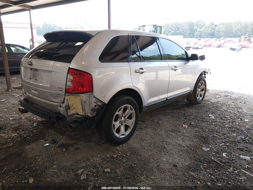Vin: 2fmdk4jc3dbc60632, lot: 46255230, ford edge sel 20134