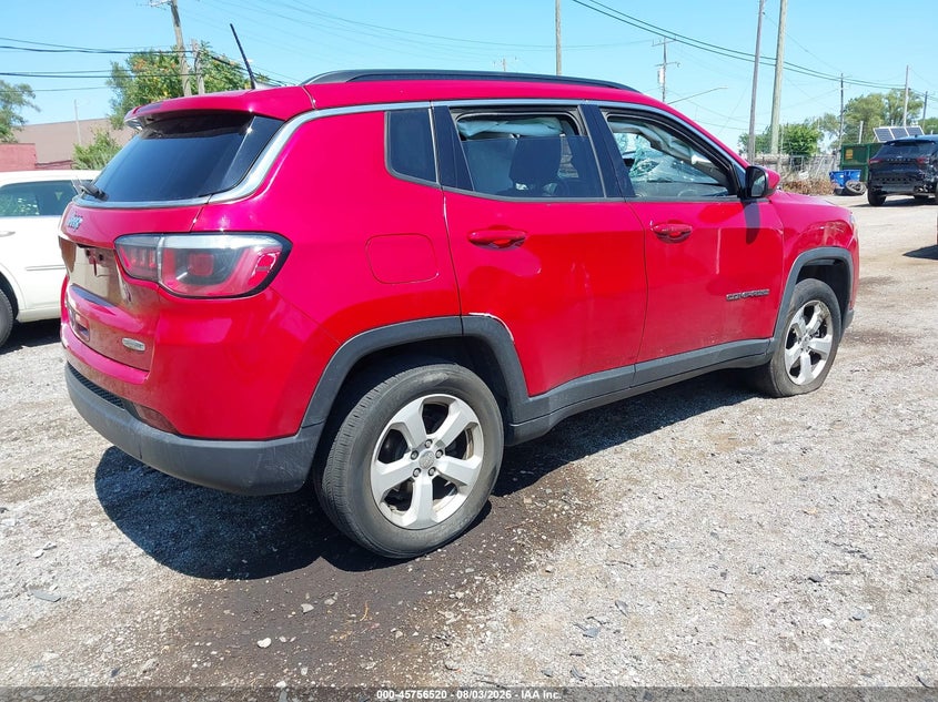 Vin: 3c4njdbbxjt207704, lot: 46255242, jeep compass latitude 4x4 20184