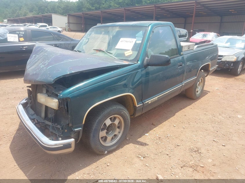 1995 Chevrolet Gmt-400 C1500, Front End, IAAI, VIN 1GCEC14K7SZ166920 — photo 2