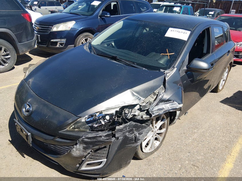 Vin: jm1bl1k61b1404459, lot: 46255267, mazda mazda3 s sport 20112