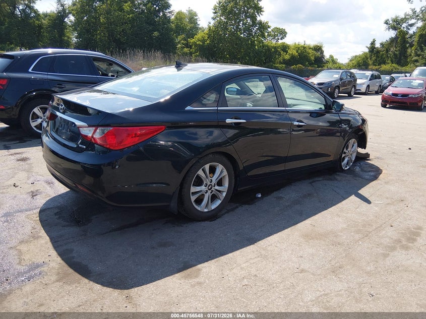 Vin: 5npec4ac0dh710344, lot: 46255270, hyundai sonata limited 20134