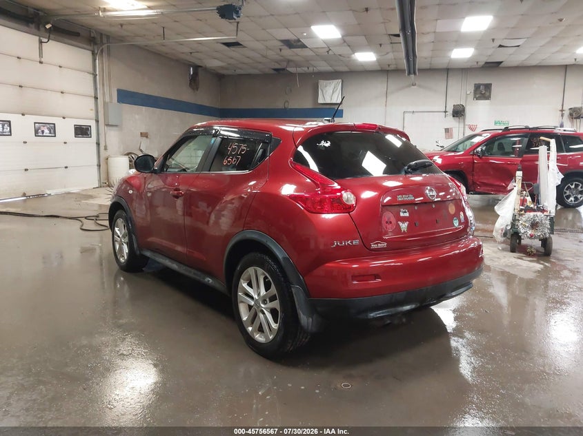 Vin: jn8af5mv6dt215476, lot: 46255289, nissan juke sv 20133