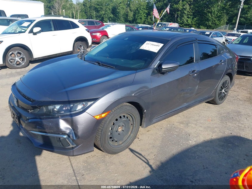 Vin: 2hgfc2f67mh513595, lot: 46255332, honda civic lx 20212
