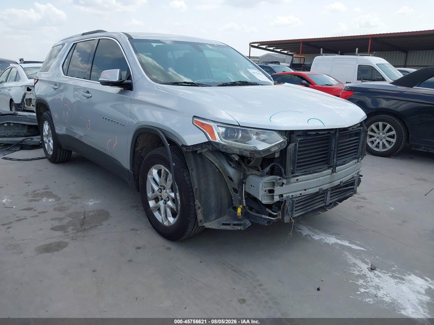Vin: 1gnergkw8jj137034, lot: 46255343, chevrolet traverse lt cloth 2018 img_1
