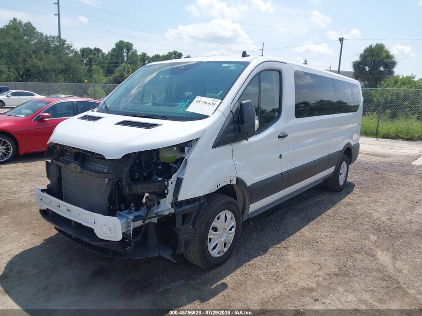 Vin: 1fbax2yg8ska64621, lot: 46255350, ford transit-350 passenger van xlt 20252