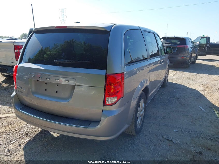 Vin: 2c4rdgbg9lr196898, lot: 46255372, dodge grand caravan se 20204
