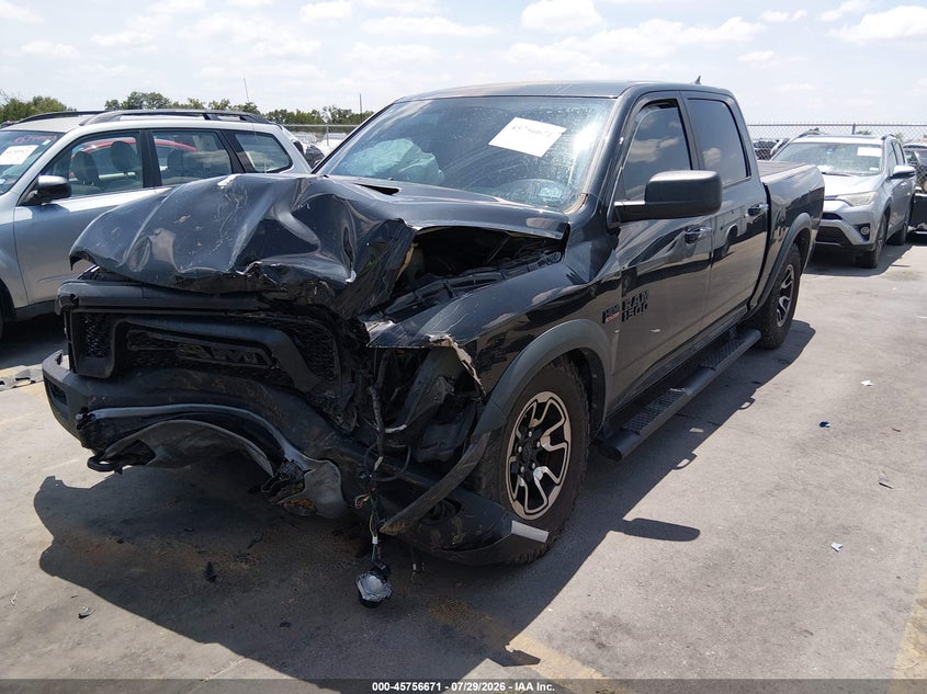 Vin: 1c6rr7yt4hs573320, lot: 46255393, ram 1500 rebel  4x4 5'7 box 20172