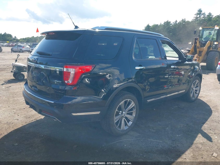Vin: 1fm5k8f84jgb14339, lot: 46255407, ford explorer limited 20184