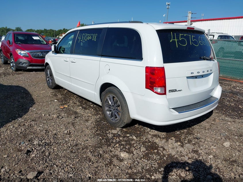 Vin: 2c4rdgcg6hr779841, lot: 46255410, dodge grand caravan sxt 20173