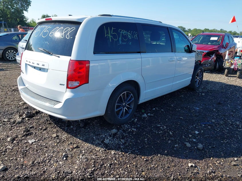 Vin: 2c4rdgcg6hr779841, lot: 46255410, dodge grand caravan sxt 20174