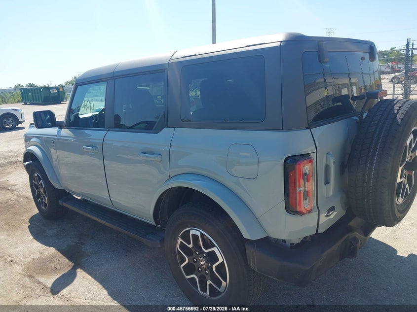 Vin: 1fmee5bp9plb88388, lot: 46255414, ford bronco outer banks 20233