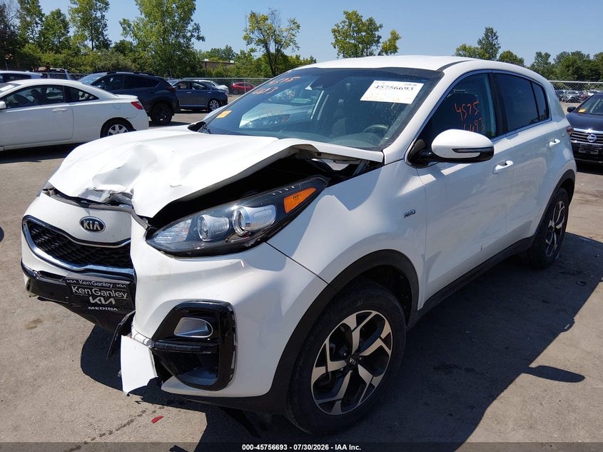 Vin: kndpmcac8m7920033, lot: 46255415, kia sportage lx 20212