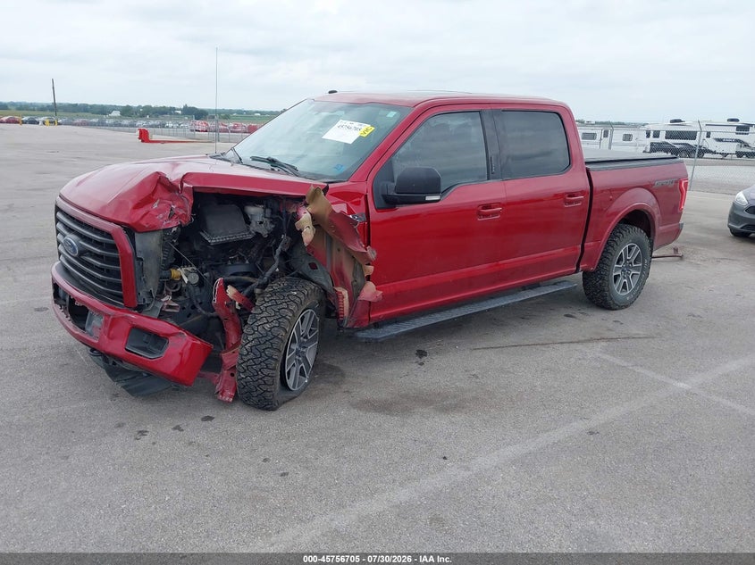 Vin: 1ftew1ef1hkd41866, lot: 46255427, ford f-150 xlt 20172