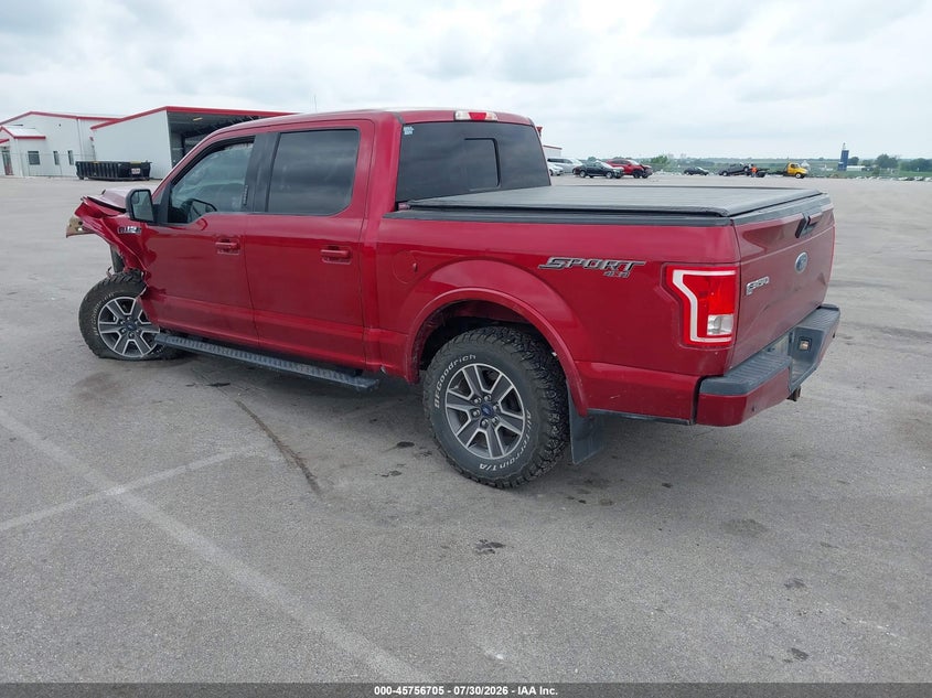 Vin: 1ftew1ef1hkd41866, lot: 46255427, ford f-150 xlt 20173