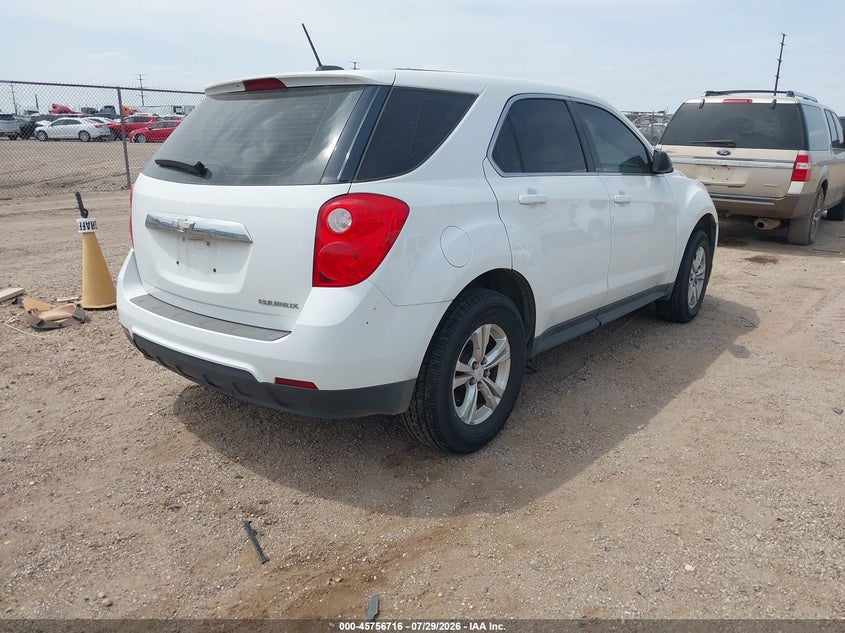 Vin: 2gnalaek6f1133622, lot: 46255438, chevrolet equinox ls 20154