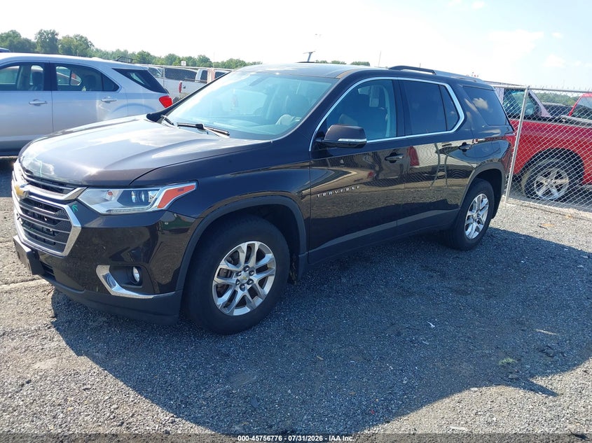 Vin: 1gnergkw3jj155697, lot: 46255498, chevrolet traverse lt cloth 20182