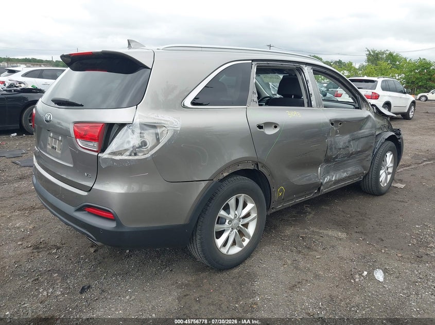 Vin: 5xypg4a50hg230137, lot: 46255500, kia sorento 3.3l lx 20174