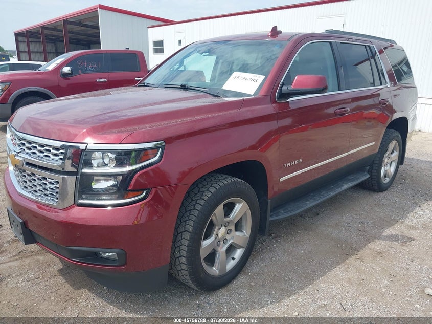 Vin: 1gnskbkc8gr384614, lot: 46255510, chevrolet tahoe lt 20162