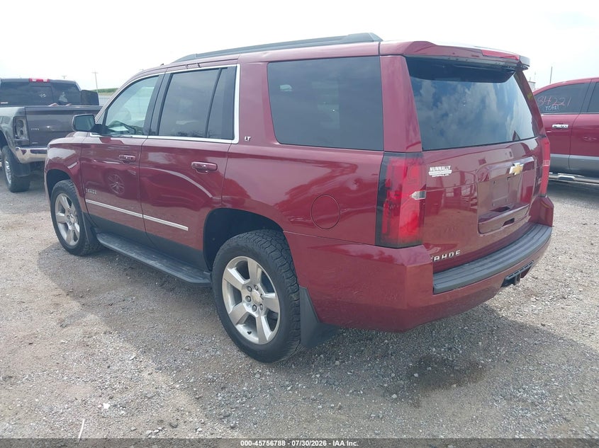 Vin: 1gnskbkc8gr384614, lot: 46255510, chevrolet tahoe lt 20163