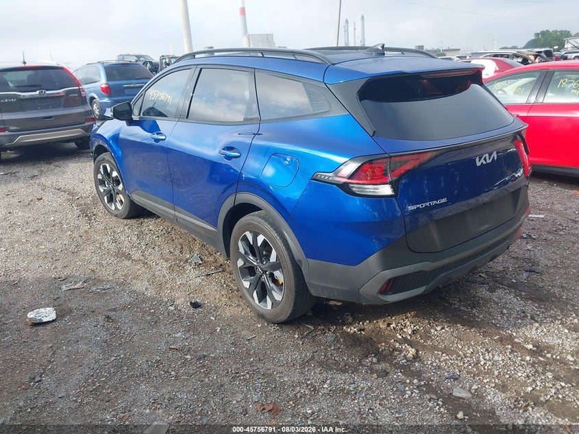Vin: 5xyk6caf0pg023276, lot: 46255513, kia sportage x-line 20233