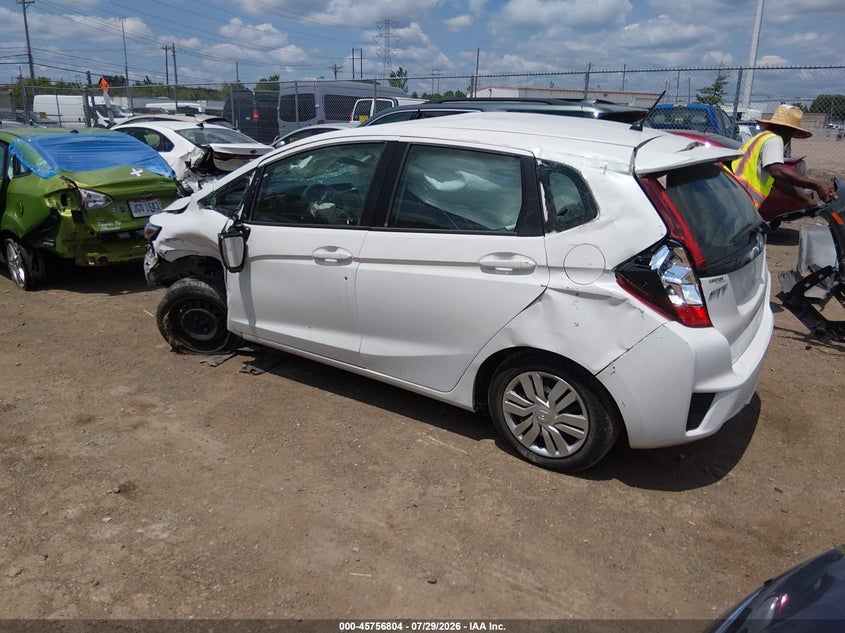 Vin: 3hggk5h58fm772808, lot: 46255526, honda fit lx 20153