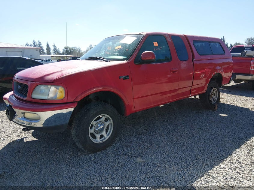1998 Ford F-150, Rear, IAAI, VIN 2FTZX18W2WCA23251 — photo 2