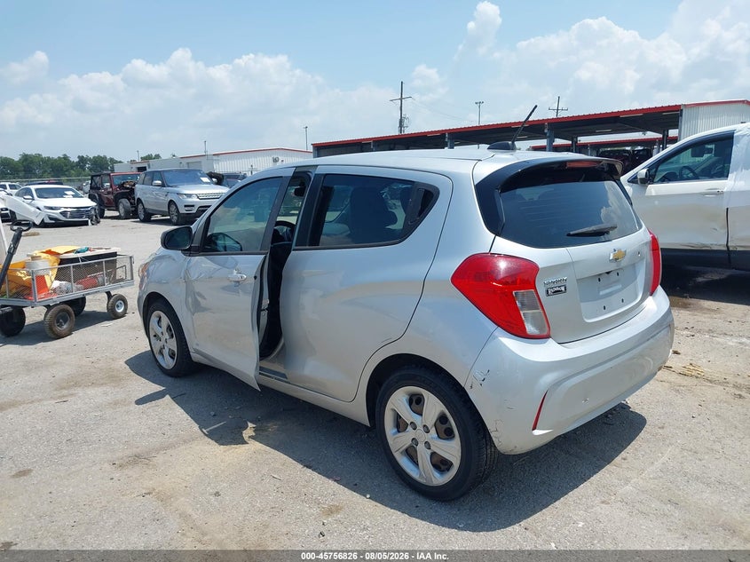 Vin: kl8cb6sa6lc466186, lot: 46255548, chevrolet spark fwd ls automatic 20203