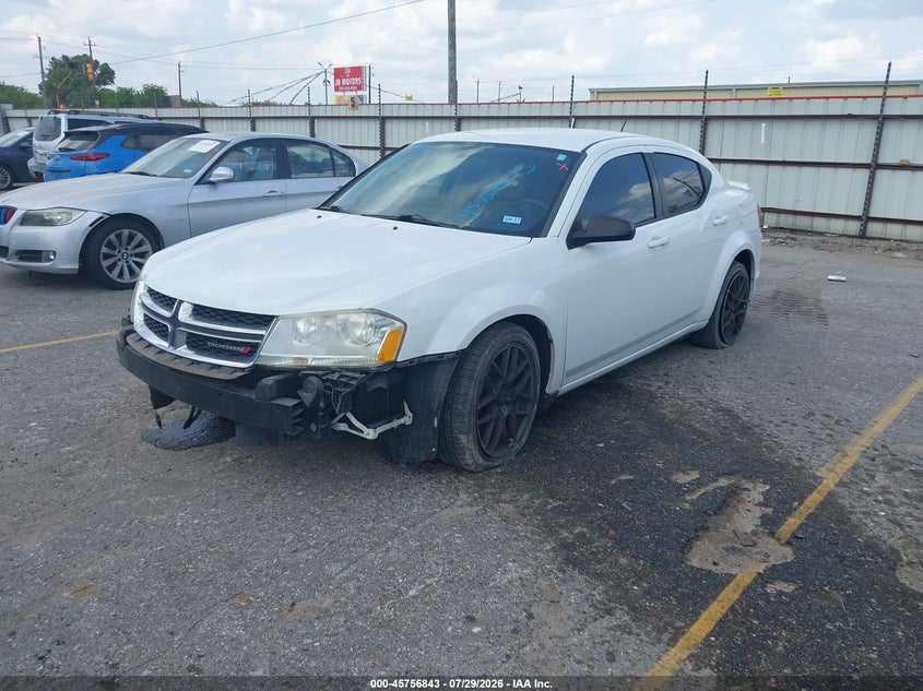 Vin: 1c3cdzag1cn314544, lot: 46255565, dodge avenger se 20122