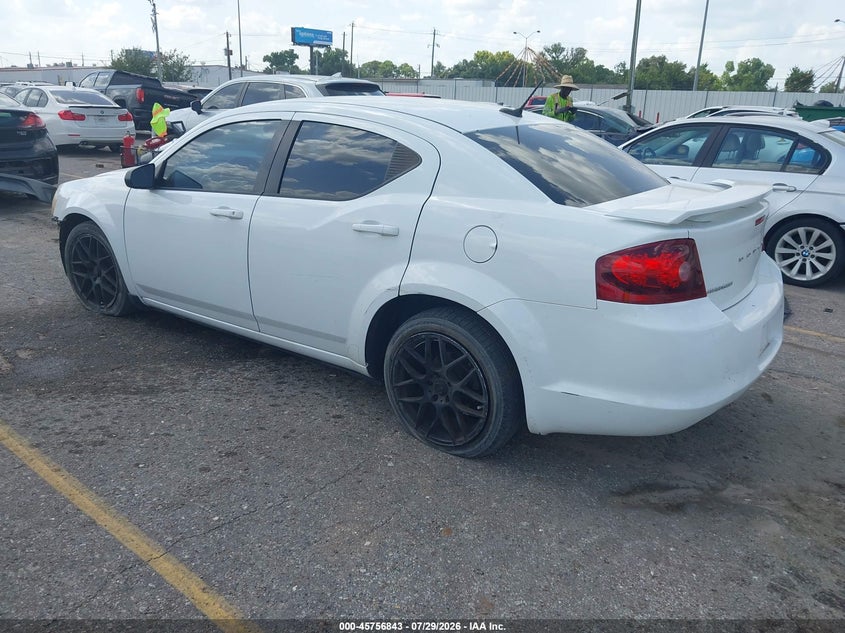 Vin: 1c3cdzag1cn314544, lot: 46255565, dodge avenger se 20123