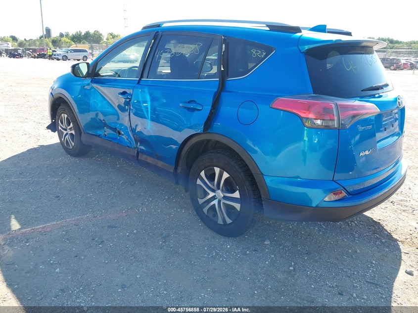 Vin: jtmbfrev2hj702925, lot: 46255580, toyota rav4 le 20173