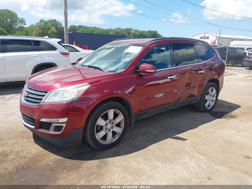 Vin: 1gnkvgkd9gj318231, lot: 46255583, chevrolet traverse lt 20162