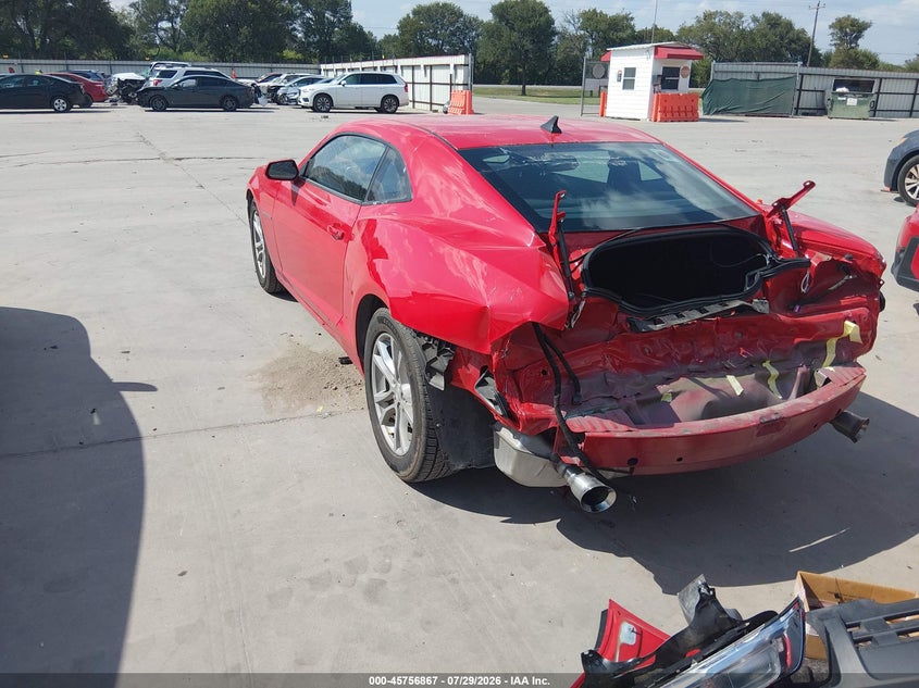 Vin: 2g1fb1e33f9301799, lot: 46255589, chevrolet camaro 2ls 20153