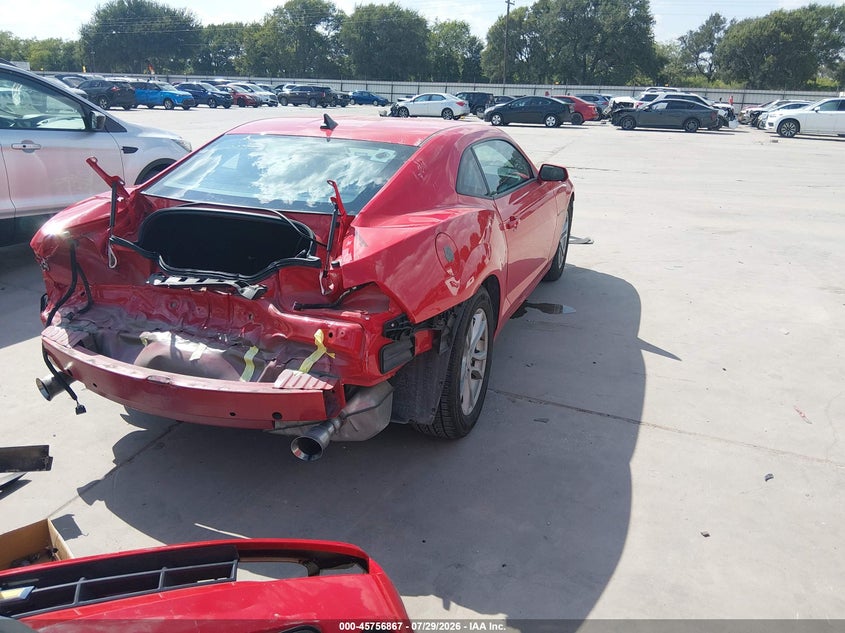 Vin: 2g1fb1e33f9301799, lot: 46255589, chevrolet camaro 2ls 20154