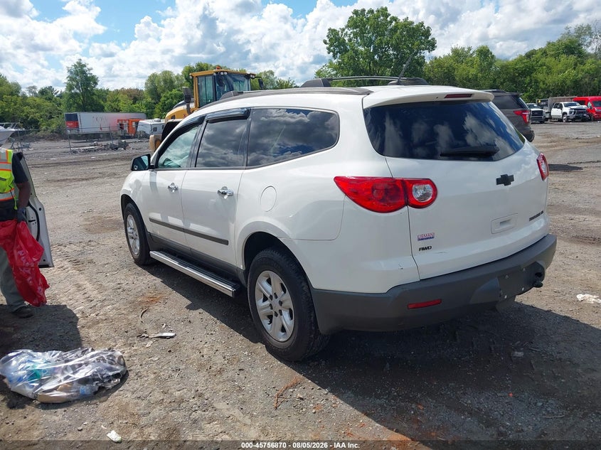 Vin: 1gnkvfed4cj422240, lot: 46255592, chevrolet traverse ls 20123
