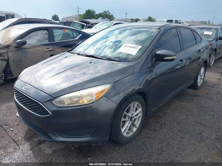 Vin: 1fadp3f24hl254267, lot: 46255607, ford focus se 20172