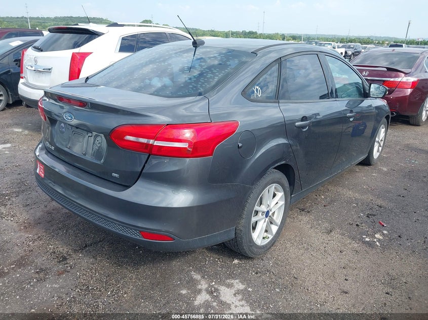 Vin: 1fadp3f24hl254267, lot: 46255607, ford focus se 20174